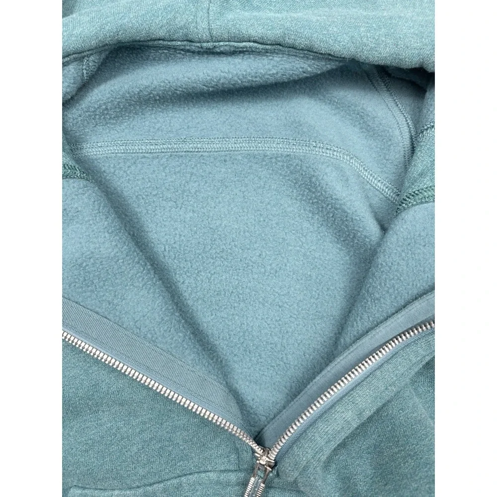 Lululemon Scuba Oversized Half Zip Hoodie Heathered Desert Teal XS/S Althleisure